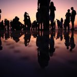 Silhouettes at sunset